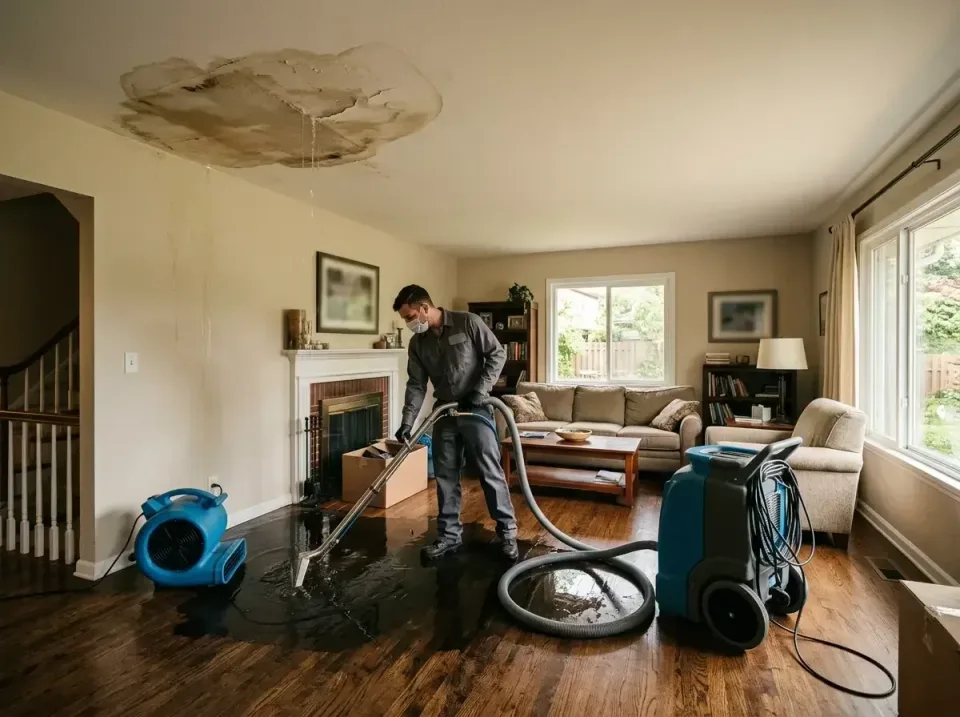 attic-pipe-burst-ceiling-drip-008 — frequently asked questions, Water Damage Restoration & Carpet Care in Center Point, IA